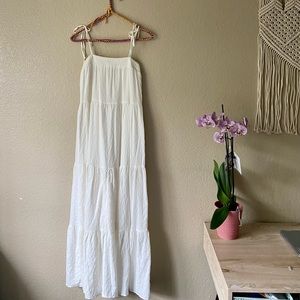 White summer maxi dress - size XS - brand : EXPRESS